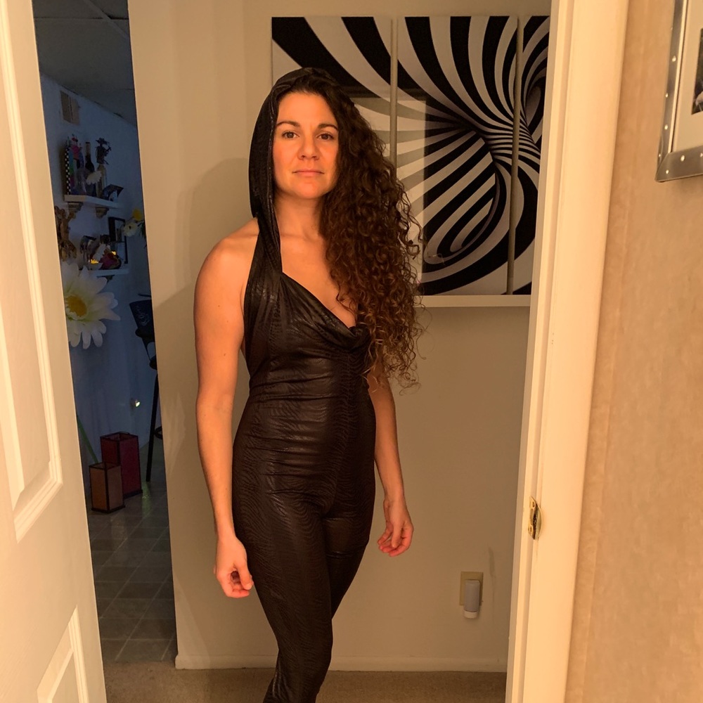 Warrior Within bodysuit with hood